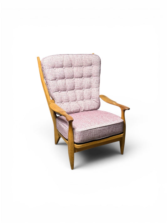 Fauteuil “Edouard” en chêne par Guillerme & Chambron pour Votre Maison
