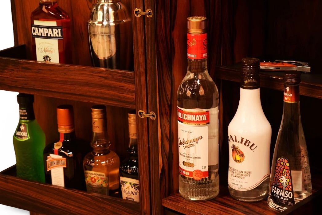 Bar scandinave à roulettes par Illum Wikkelsø pour CFC Silkeborg