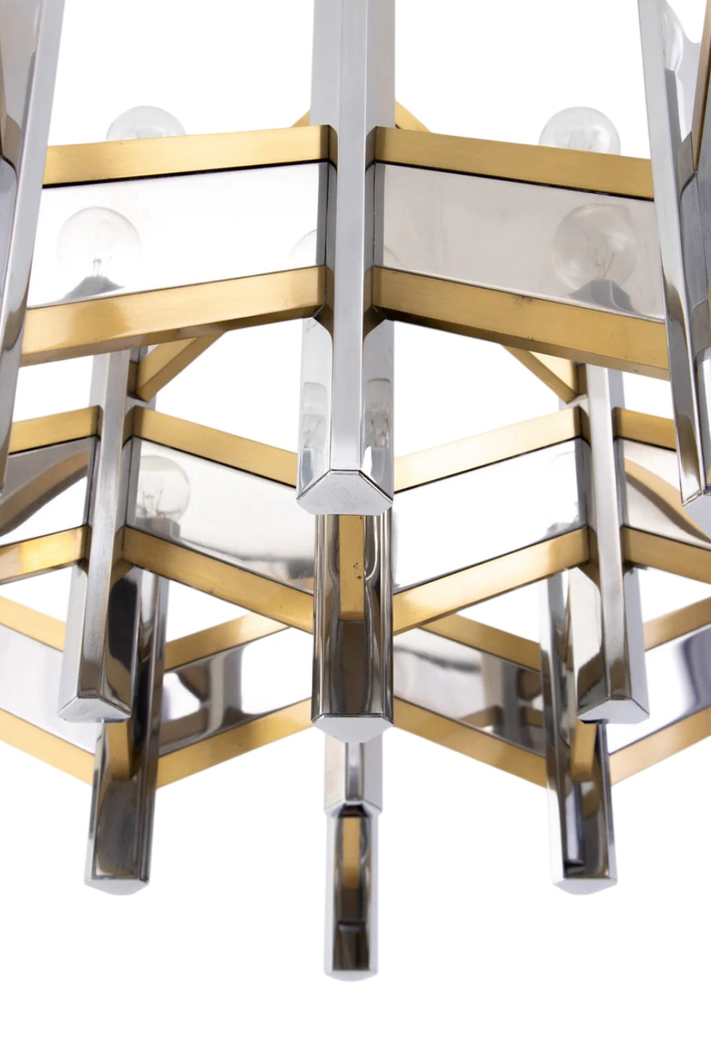 Suspension vintage Gaetano Sciolari modèle Chevron – 1970