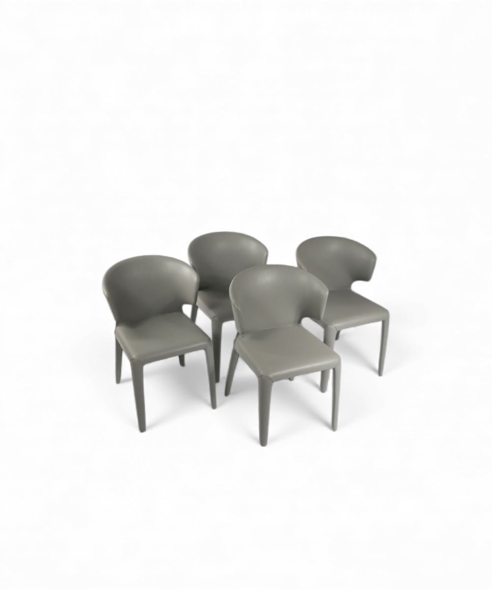 4 chaises “Hola 367” par Hannes Wettstein pour Cassina