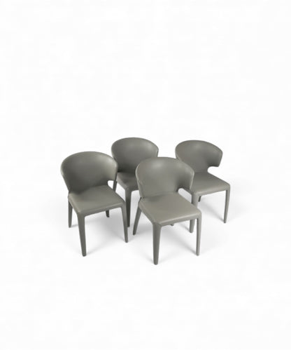 4 chaises “Hola 367” par Hannes Wettstein pour Cassina