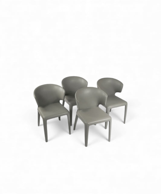 4 chaises “Hola 367” par Hannes Wettstein pour Cassina