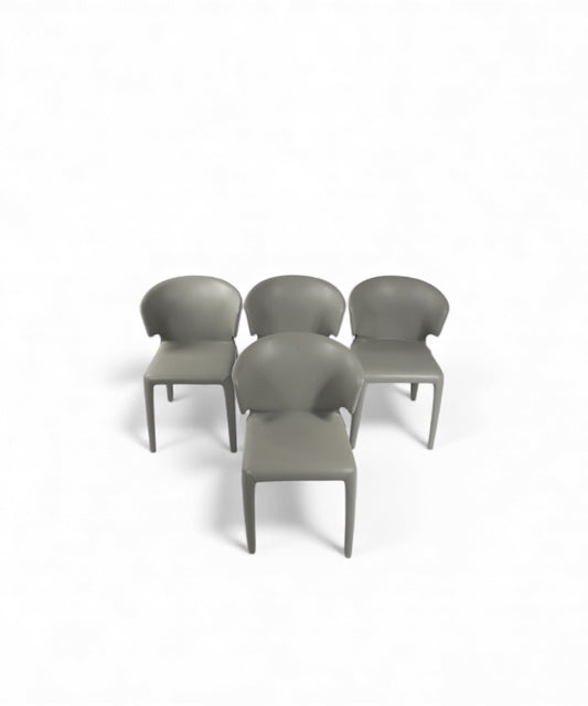 4 chaises “Hola 367” par Hannes Wettstein pour Cassina