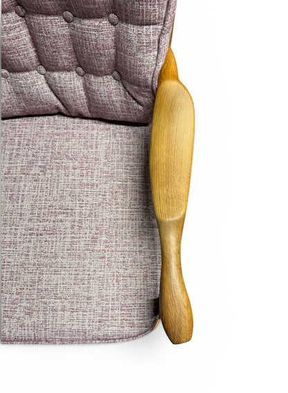 Fauteuil “Edouard” en chêne par Guillerme & Chambron pour Votre Maison