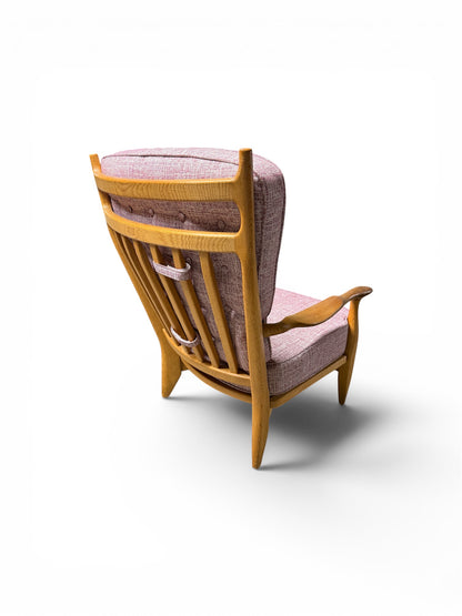 Fauteuil “Edouard” en chêne par Guillerme & Chambron pour Votre Maison