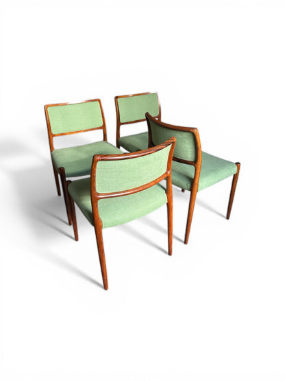 4 chaises par Niels Otto Moller