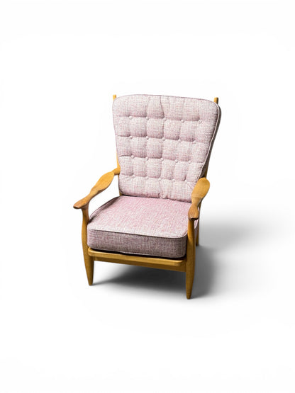 Fauteuil “Edouard” en chêne par Guillerme & Chambron pour Votre Maison