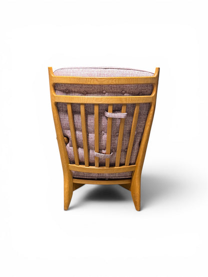 Fauteuil “Edouard” en chêne par Guillerme & Chambron pour Votre Maison