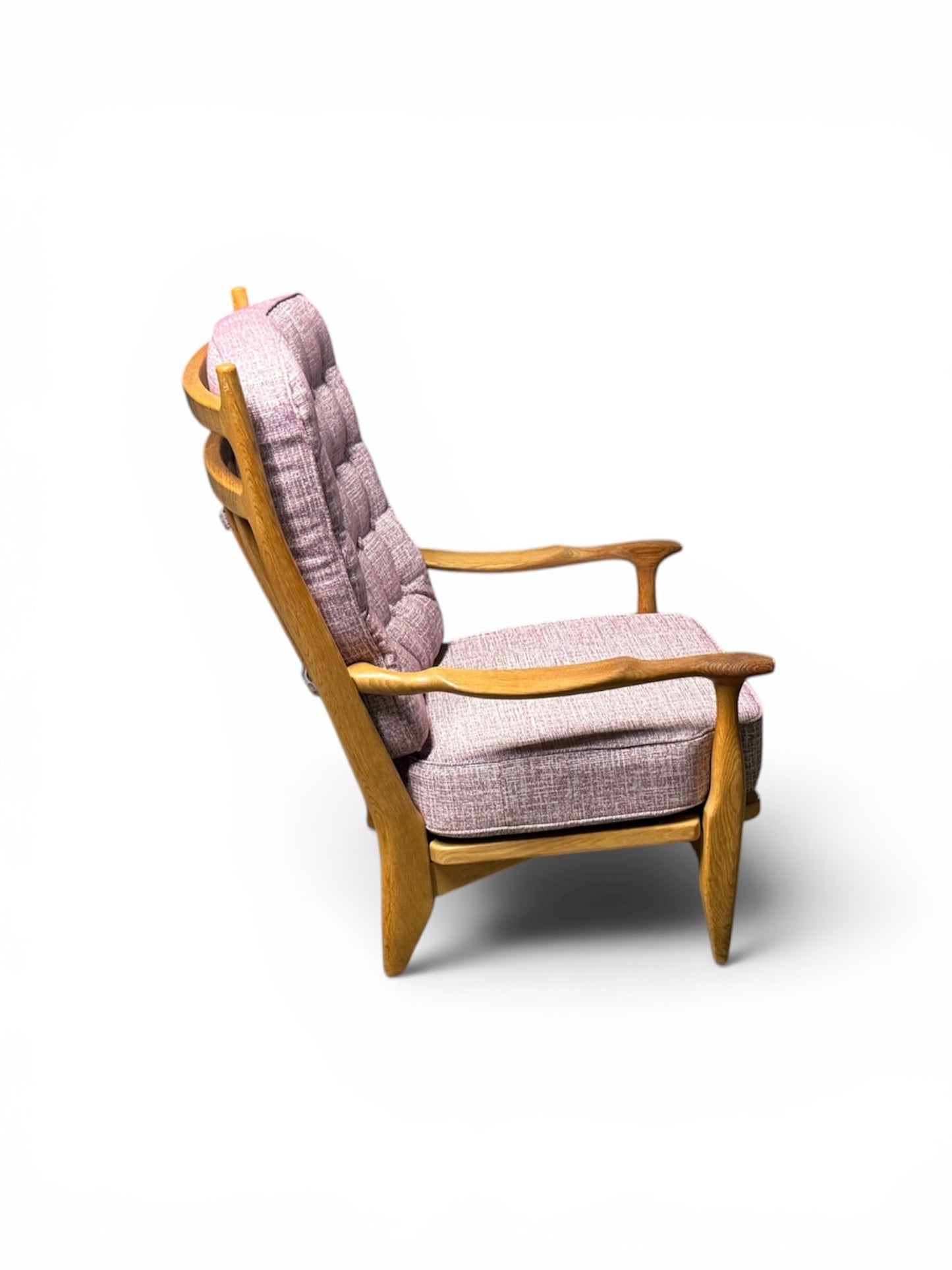 Fauteuil “Edouard” en chêne par Guillerme & Chambron pour Votre Maison