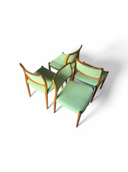 4 chaises par Niels Otto Moller