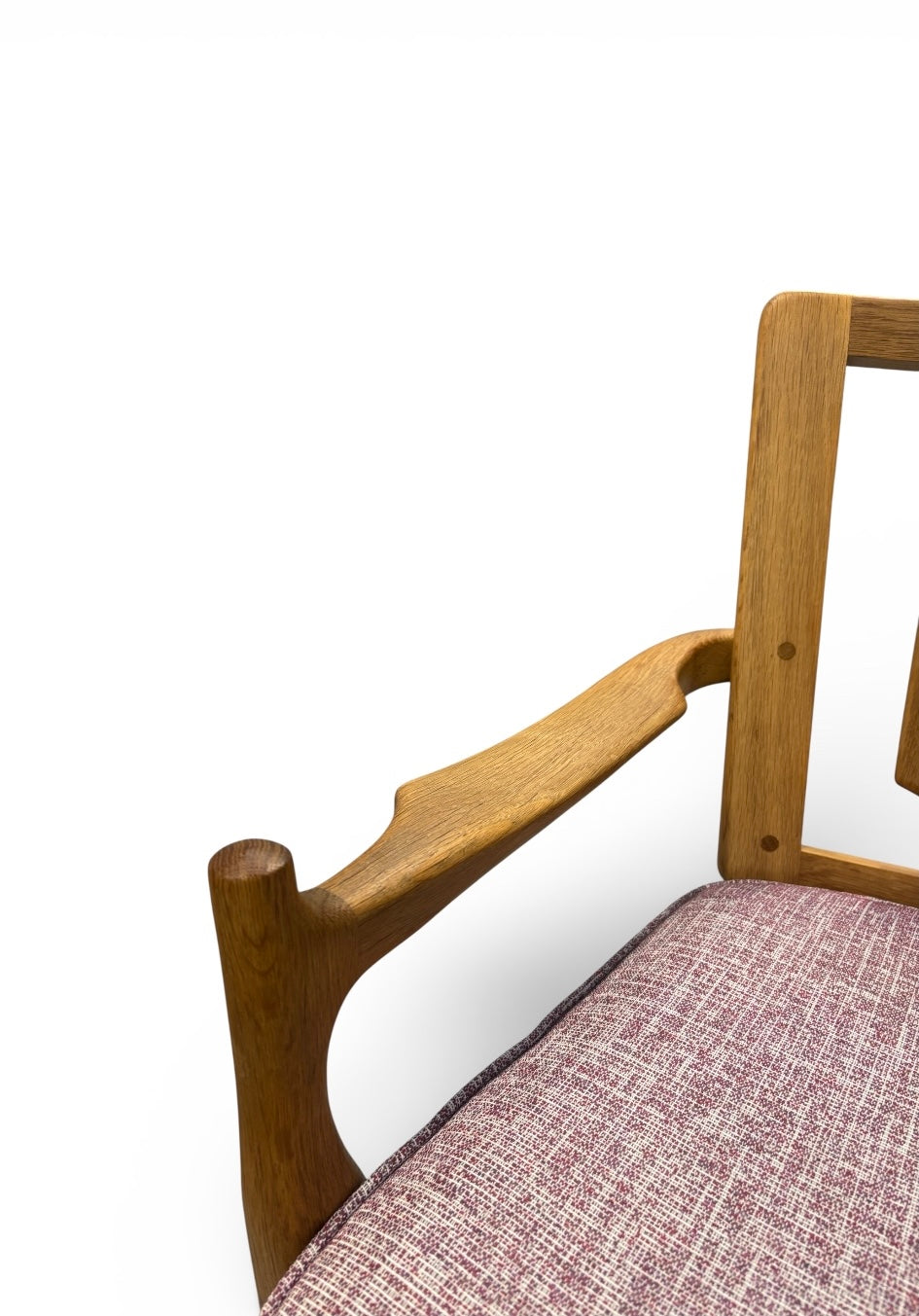 Fauteuil “José” en chêne massif par Guillerme & Chambron pour Votre Maison