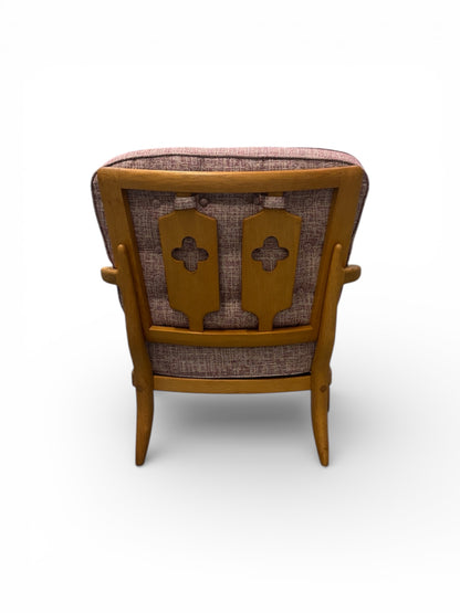 Fauteuil “José” en chêne massif par Guillerme & Chambron pour Votre Maison