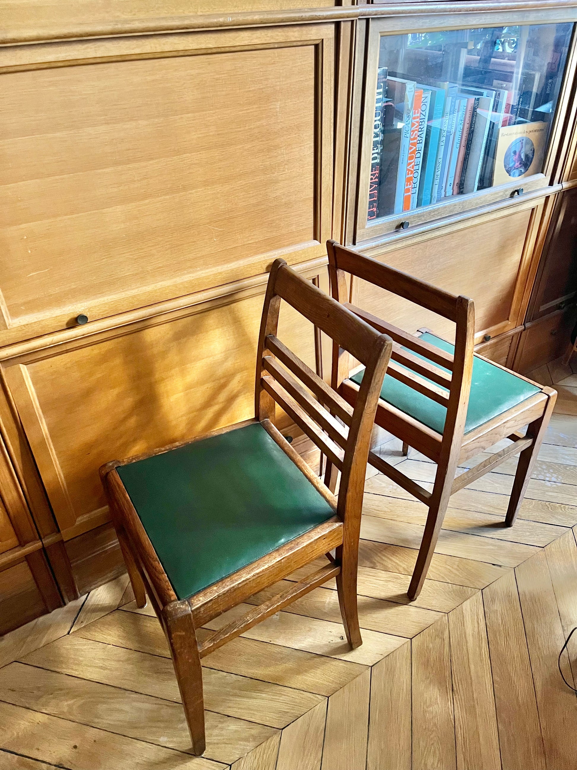 Chaise en chêne René Gabriel