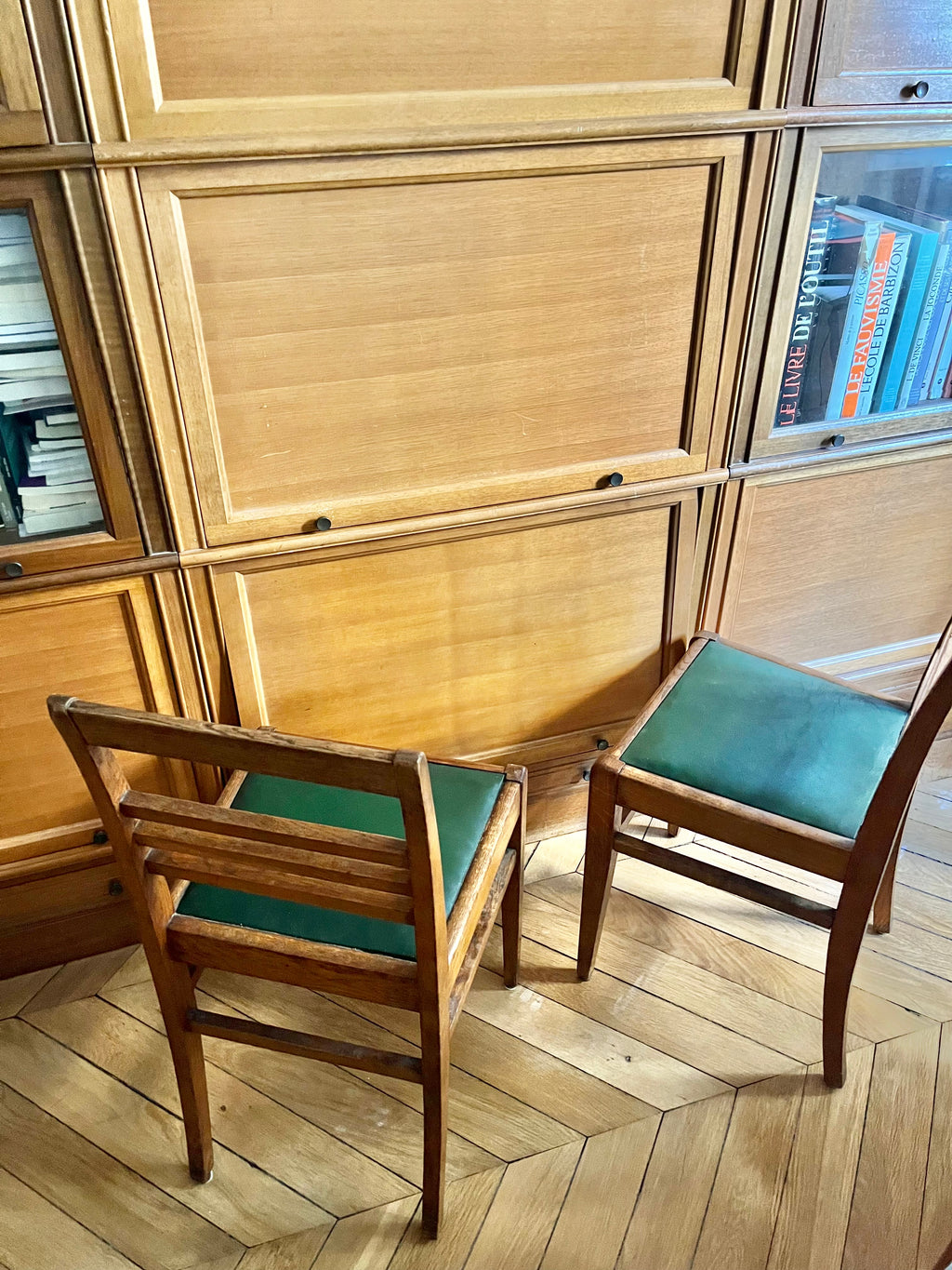 Chaise en chêne René Gabriel