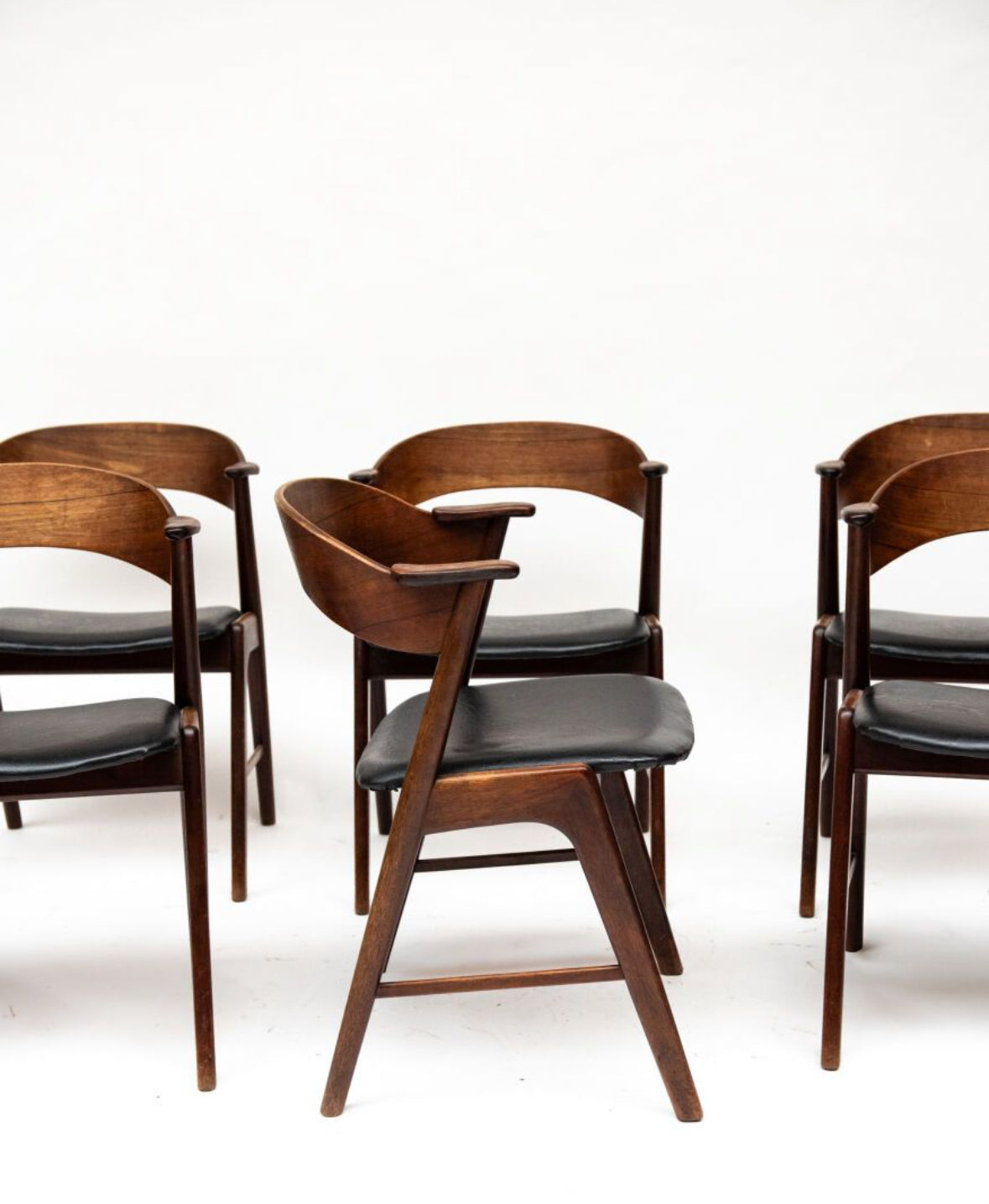 6 chaises modèle 32 de Kai Kristiansen pour Korup Stolefabrik