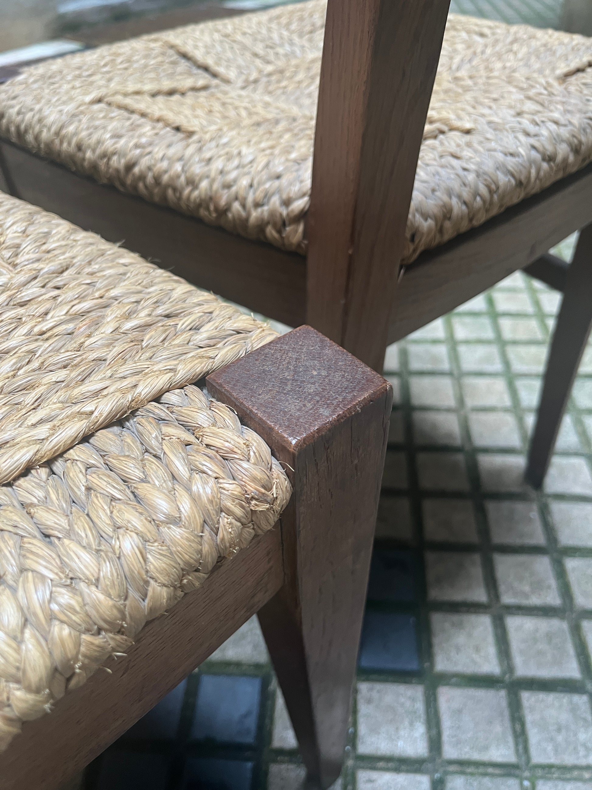 Suite de 4 chaises par Audoux-Minet