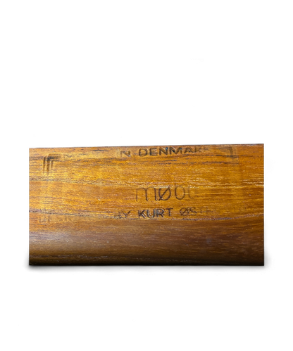 Ensemble de quatre chaises en teck massif par Kurt Østervig pour K.P. Møbler, design danois des années 1960.