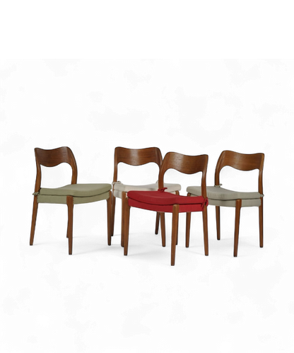 4 chaises par Niels Otto Moller