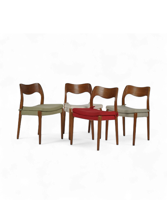 4 chaises par Niels Otto Moller