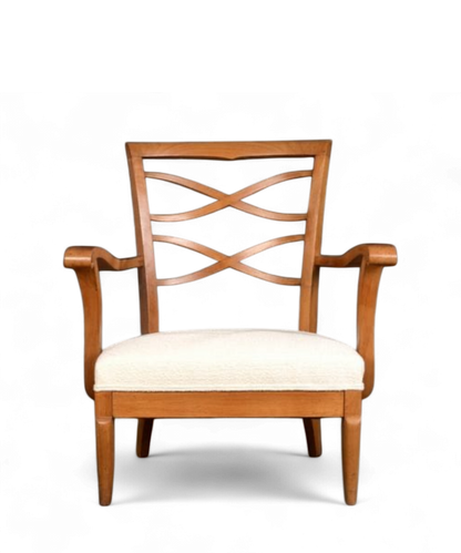 Paire de fauteuils par Jules Leleu