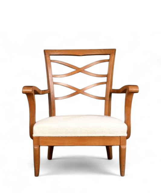 Paire de fauteuils par Jules Leleu