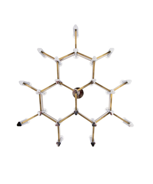 Suspension vintage Gaetano Sciolari modèle Chevron – 1970