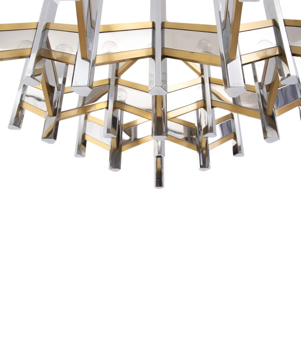 Suspension vintage Gaetano Sciolari modèle Chevron – 1970